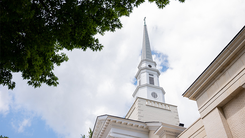 Exterior image of steeple